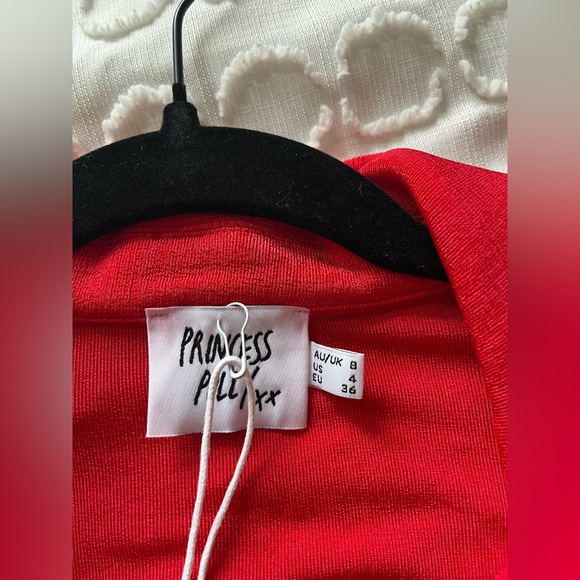 Princess Polly - Party Time Mini Dress Red - Picture 4 of 5